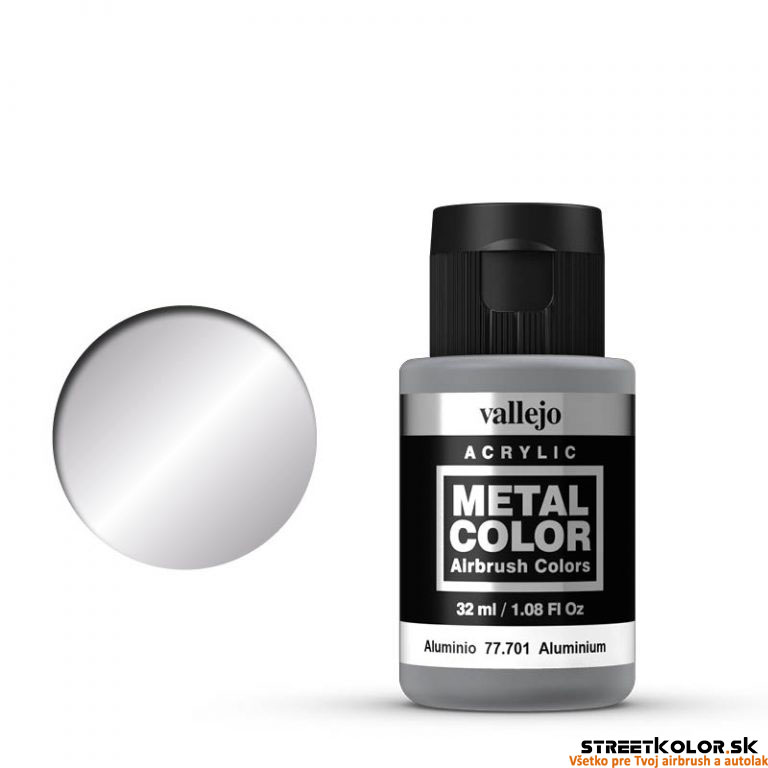 Vallejo 77.701 Alumínium metálfényű airbrush festék 32 ml