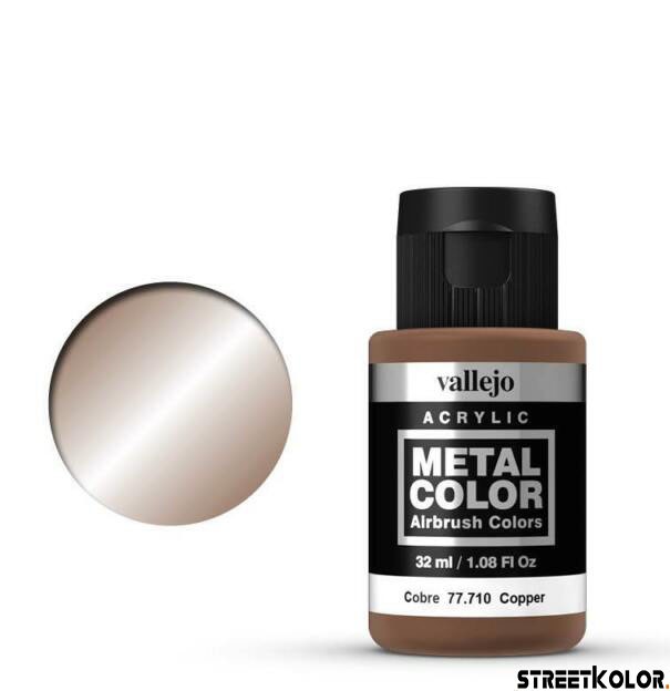 Vallejo 77.710 Réz metálfényű AirBrush festék 32 ml