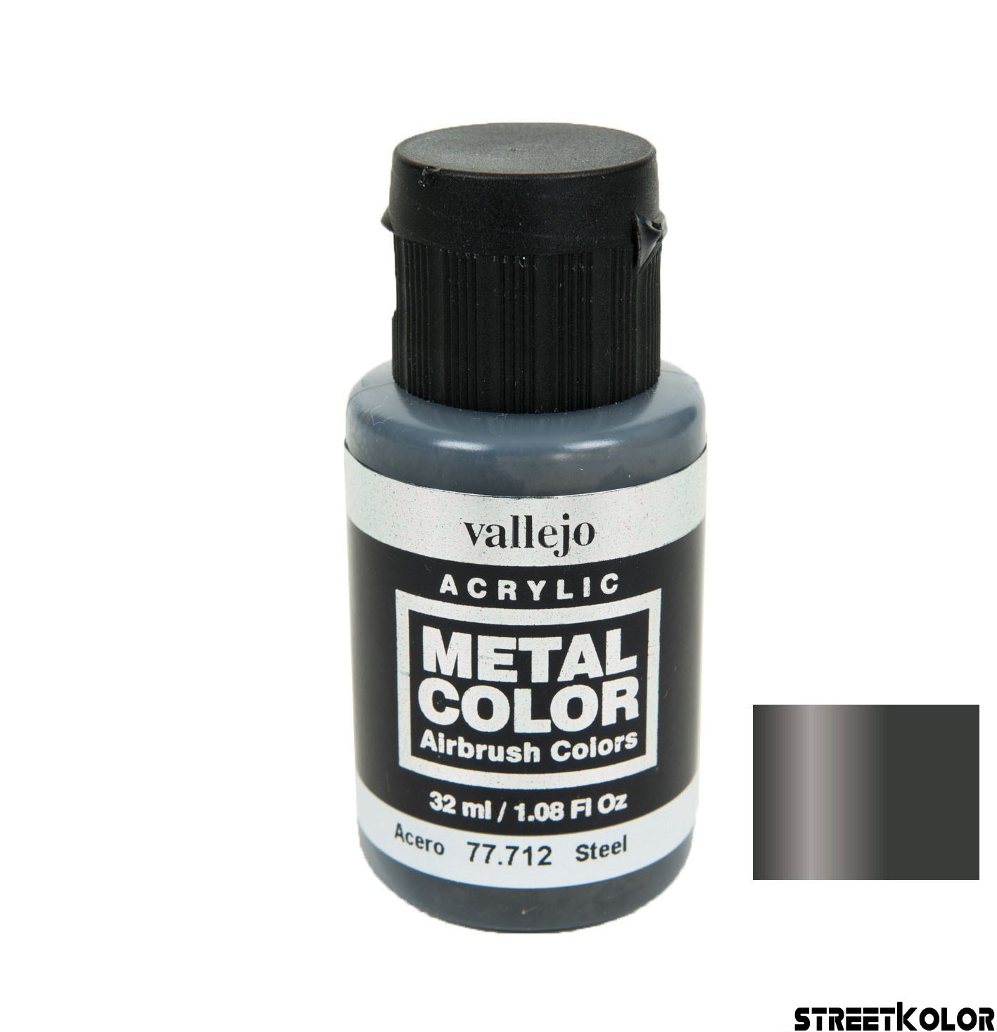 Vallejo 77.712 Acél metálfényű AirBrush festék 32 ml