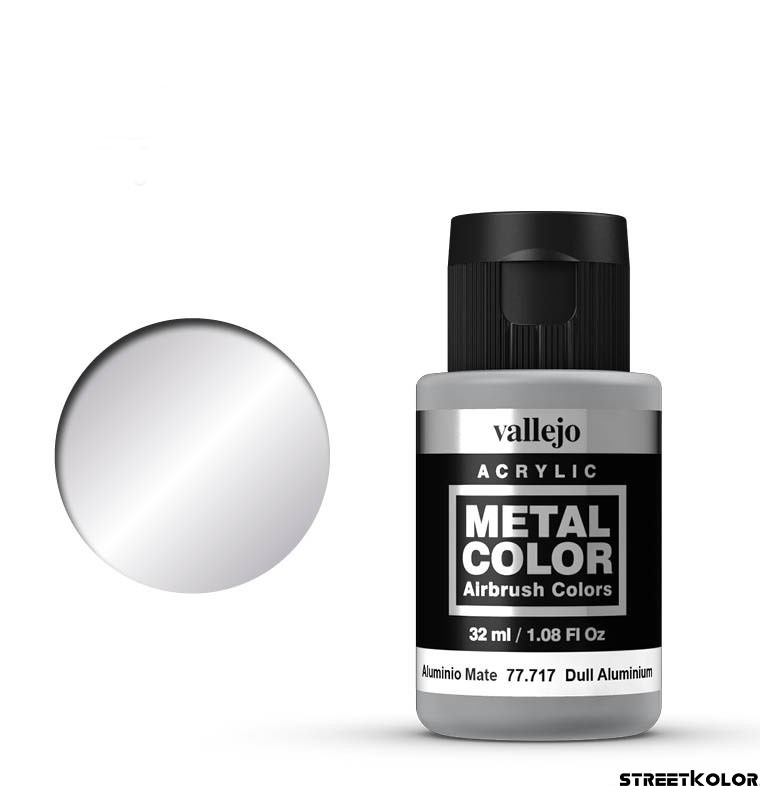 Vallejo 77.717 Matt alumínium metálfényű AirBrush festék 32 ml