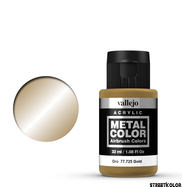 Vallejo 77.725 Arany metálfényű AirBrush festék 32 ml