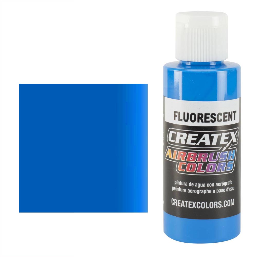CreateX 5403 Kék fluoreszkáló airbrush festék 60ml