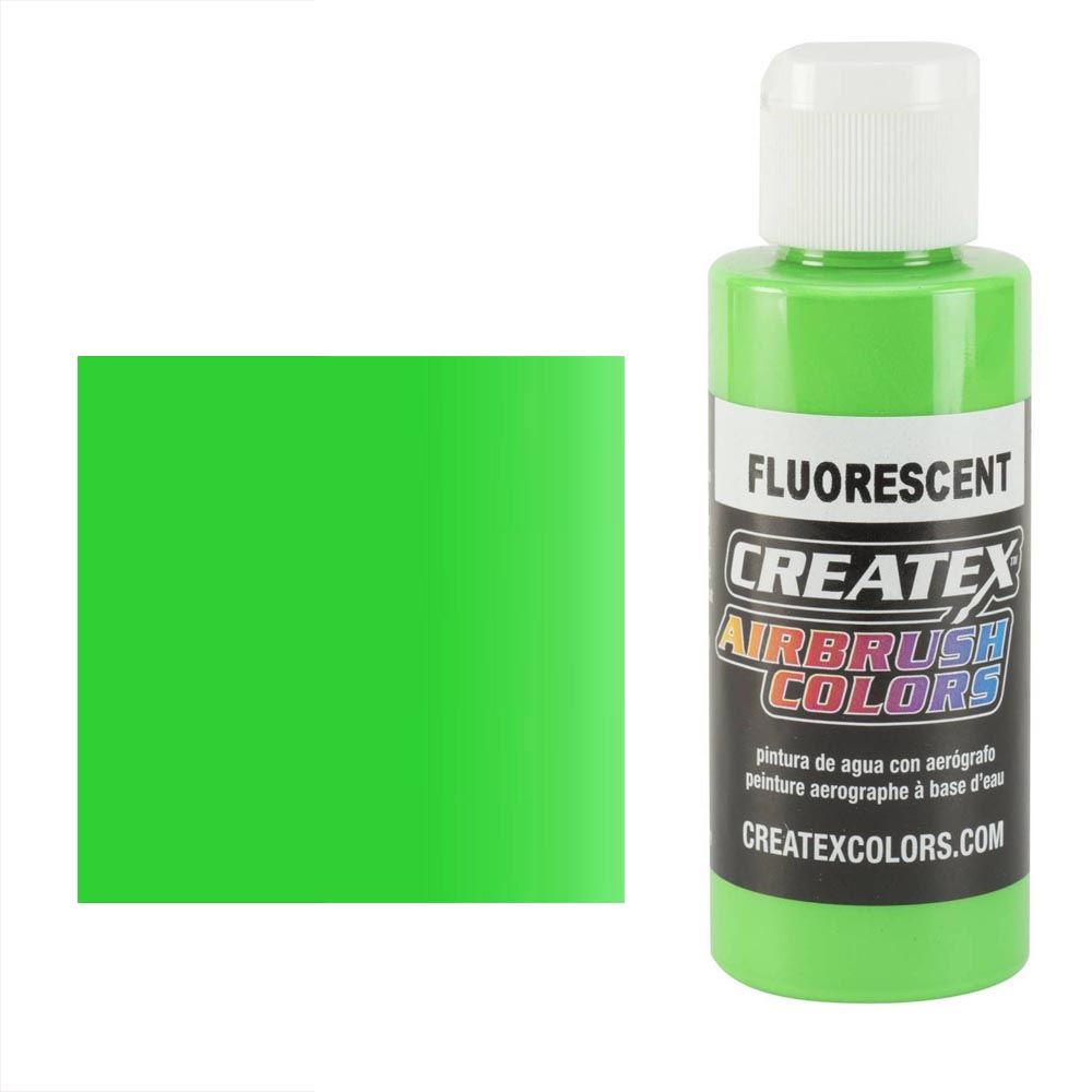 CreateX 5404 Zöld fluoreszkáló airbrush festék 60ml
