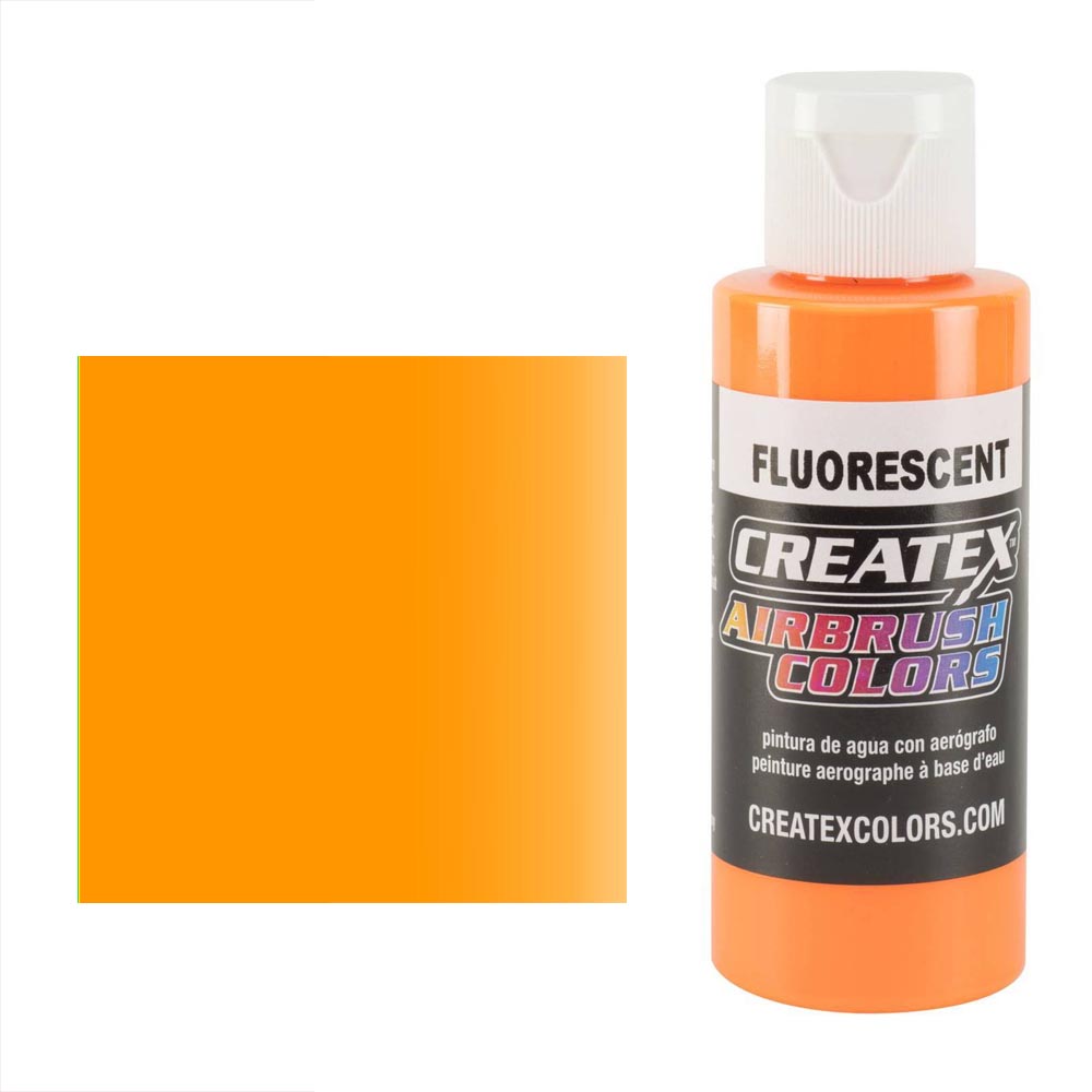 CreateX 5410 Narancssárga Fluoreszkáló airbrush festék 60ml