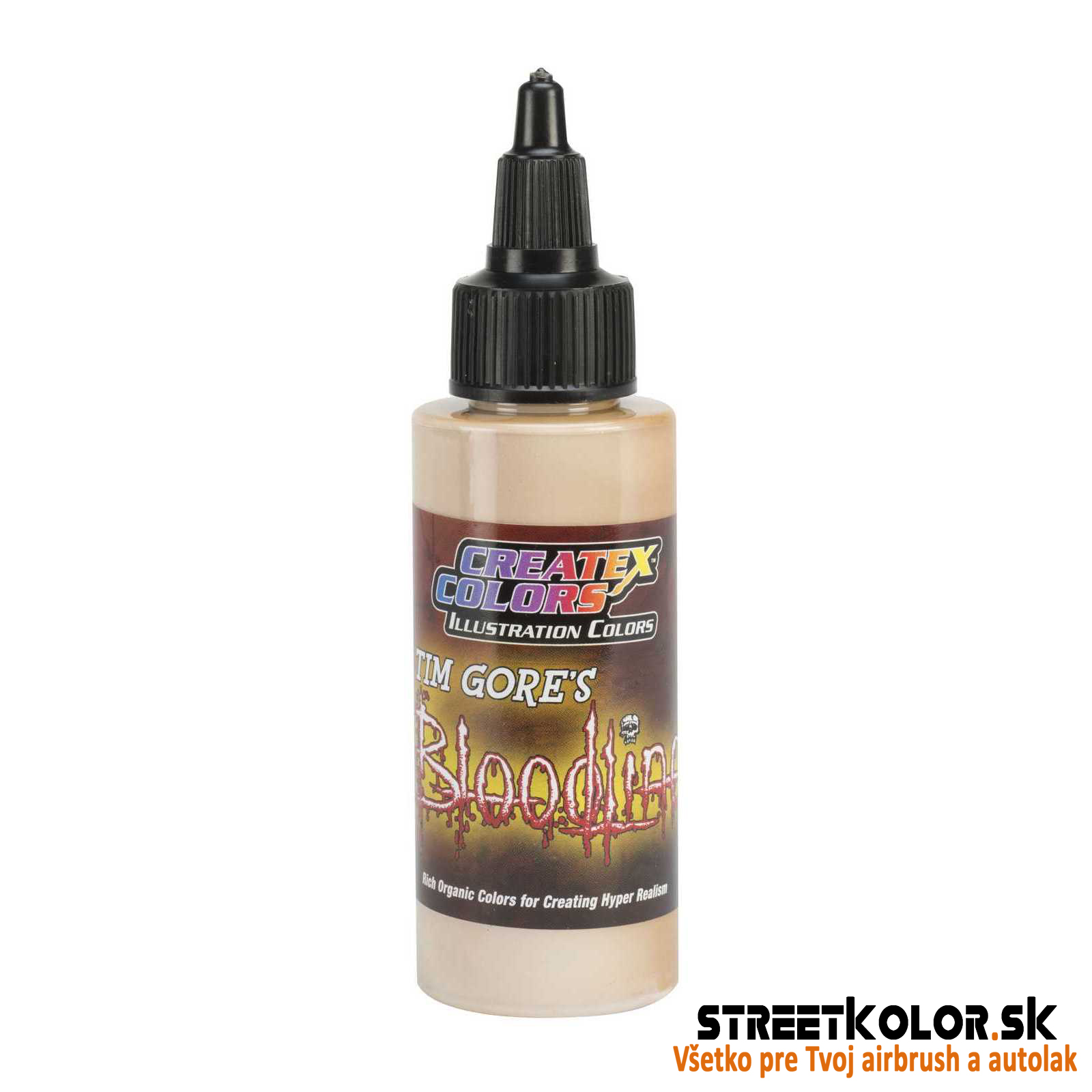 CreateX 5027 Sötét bézs illusztrációs airbrush festék 60 ml