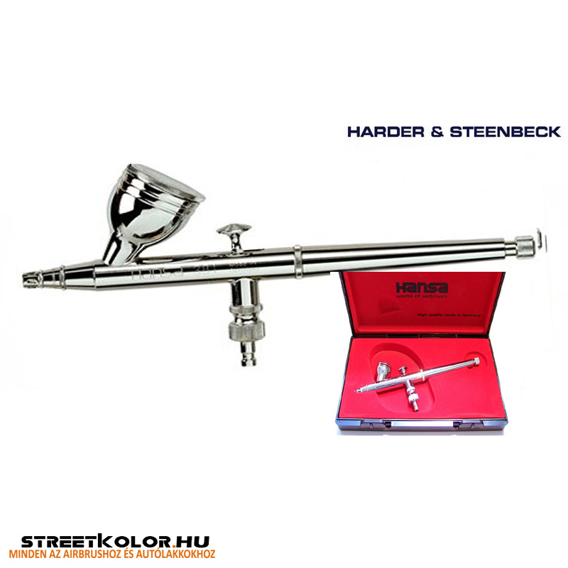 HARDER & STEENBECK Hansa Topline 381 Chrome airbrush szórópisztoly 0,3 mm