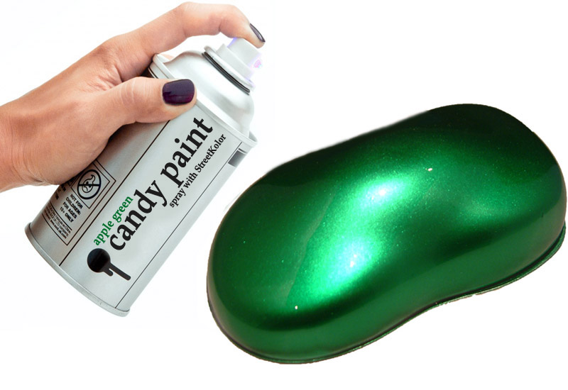 Candy APPLE GREEN festék spray, 400ml