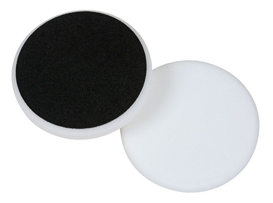 Velcro sima tépőzáras polírkorong, végső polírozás, fehér, 150mm, 5cm vastag