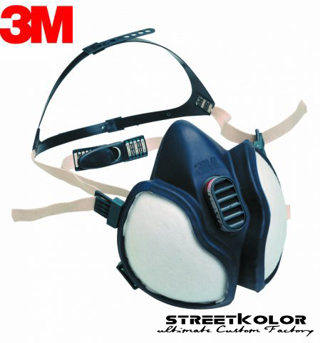 3M™ Félmaszk 4255+ szűrőkkel epoxidokhoz, festékekhez, lakkokhoz, rovarirtókhoz és porhoz