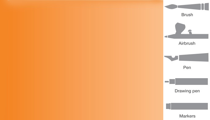 Vallejo 804 Narancssárga akril airbrush festék 32 ml