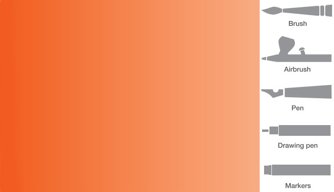 Vallejo 831 Narancssárgás piros akril airbrush festék 32 ml