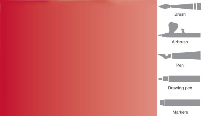 Vallejo 832 Piros akril airbrush festék 32 ml