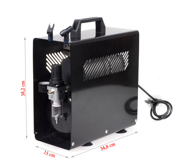 FENGDA FD-186A airbrush kompresszor 3l tartállyal és borítással