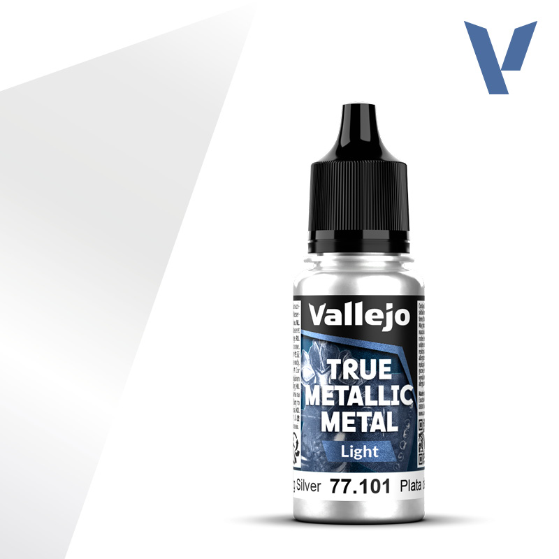 VALLEJO TRUE METALLIC 77.101 Ezüstmetál akril airbrush festék 18 ml