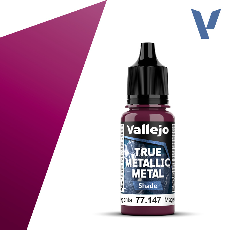 VALLEJO TRUE METALLIC 77.147 Magentametál akril airbrush festék 18 ml