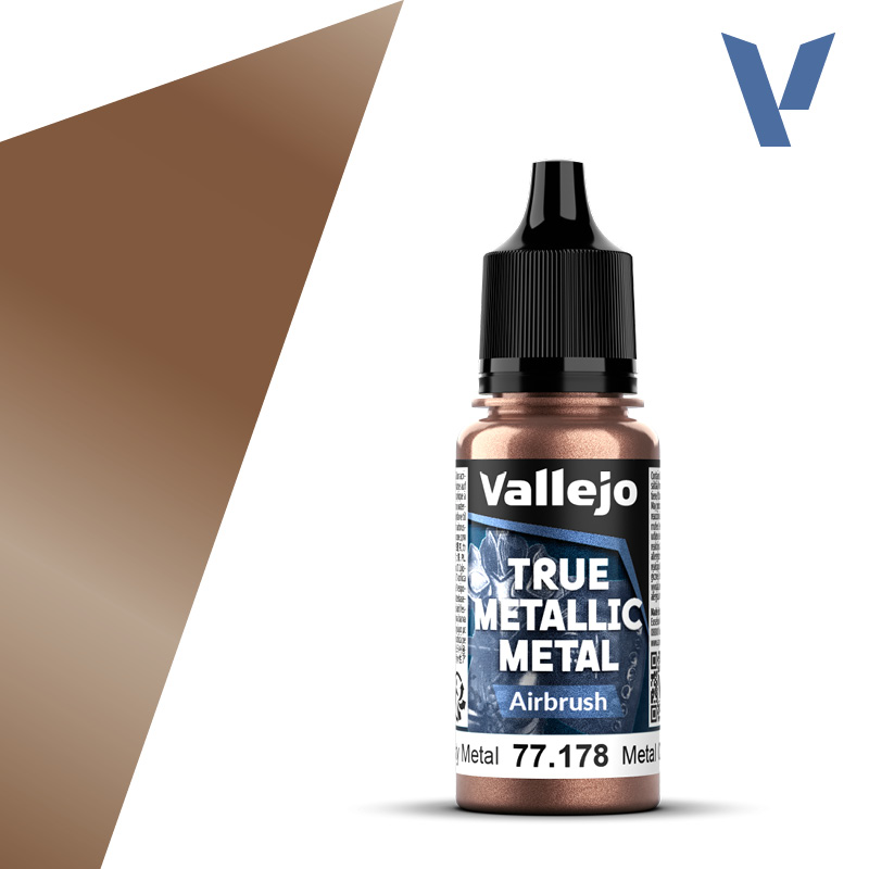 VALLEJO TRUE METALLIC 77.178 Barnametál akril airbrush festék 18 ml