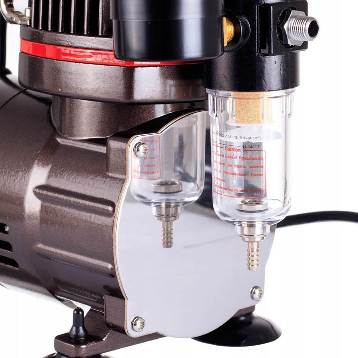 ROYALMAX TC-802 olajmentes egyhengeres airbrush kompresszor mindössze 47dB